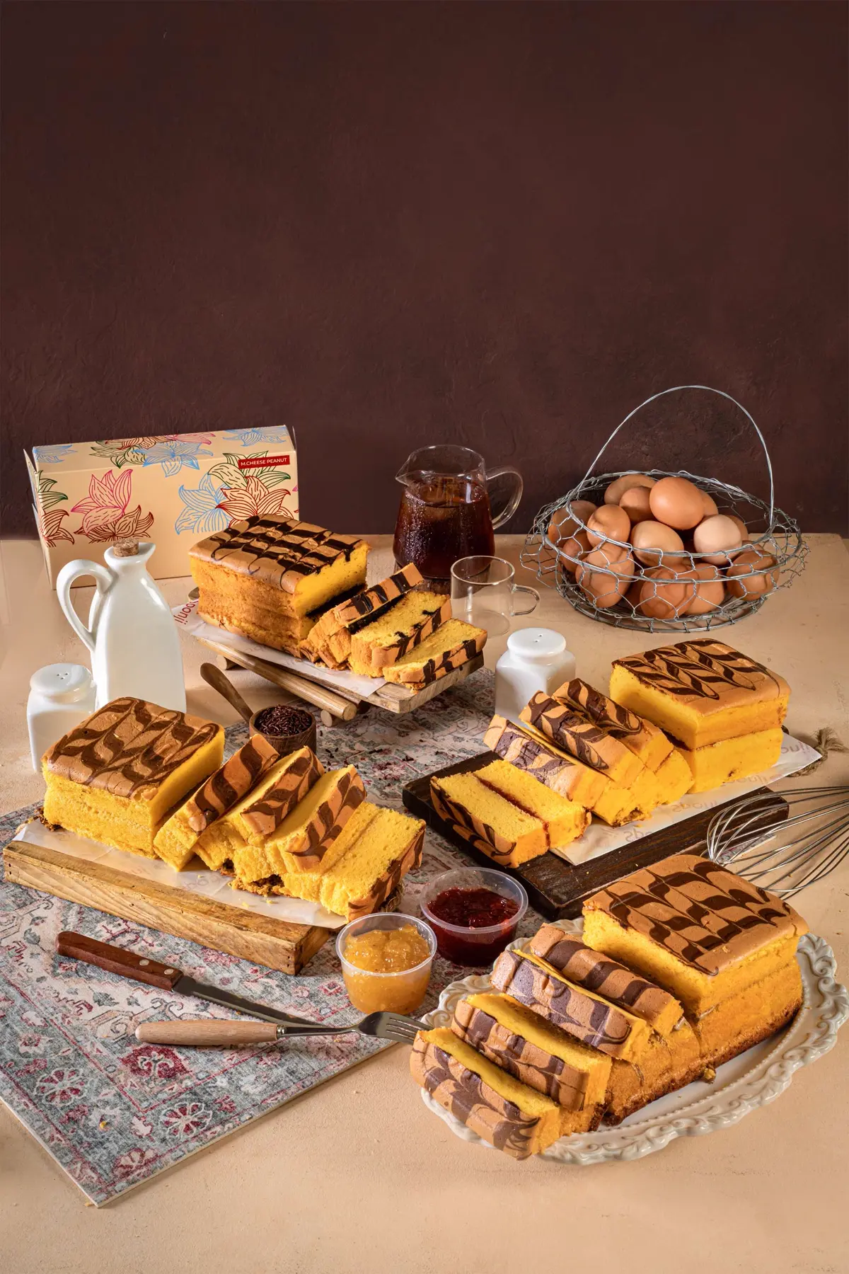 Sponji marble sponge cake